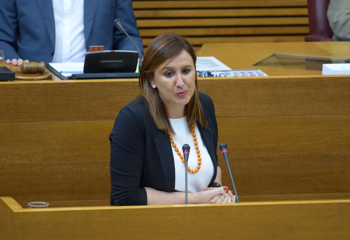 La diputada del PP en Les Corts y exconsellera de Educación, María José Catalá. Foto: CORTS