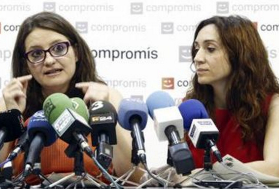 Mónica Oltra e Isaura Navarro. VP
