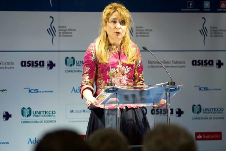 Mercedes Hurtado, presidenta del Colegio de Médicos de Valencia