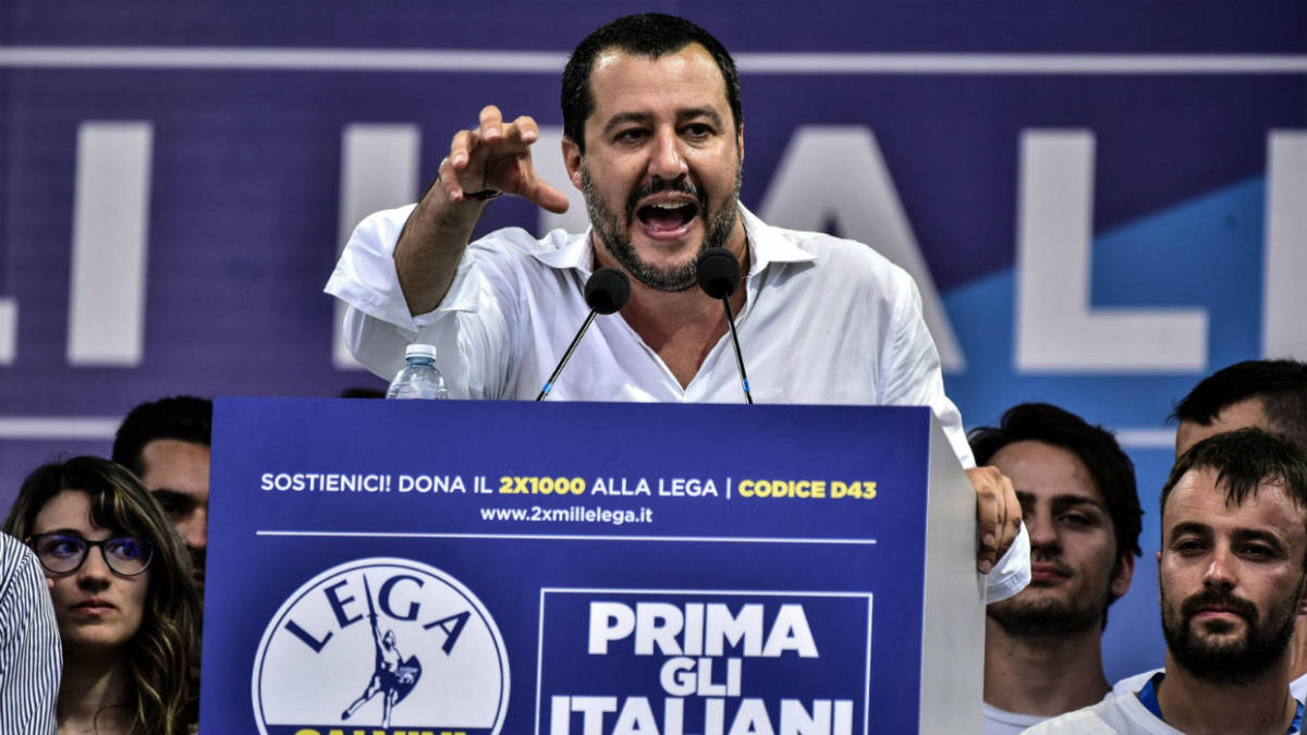 Matteo Salvini. Fotos: EFE