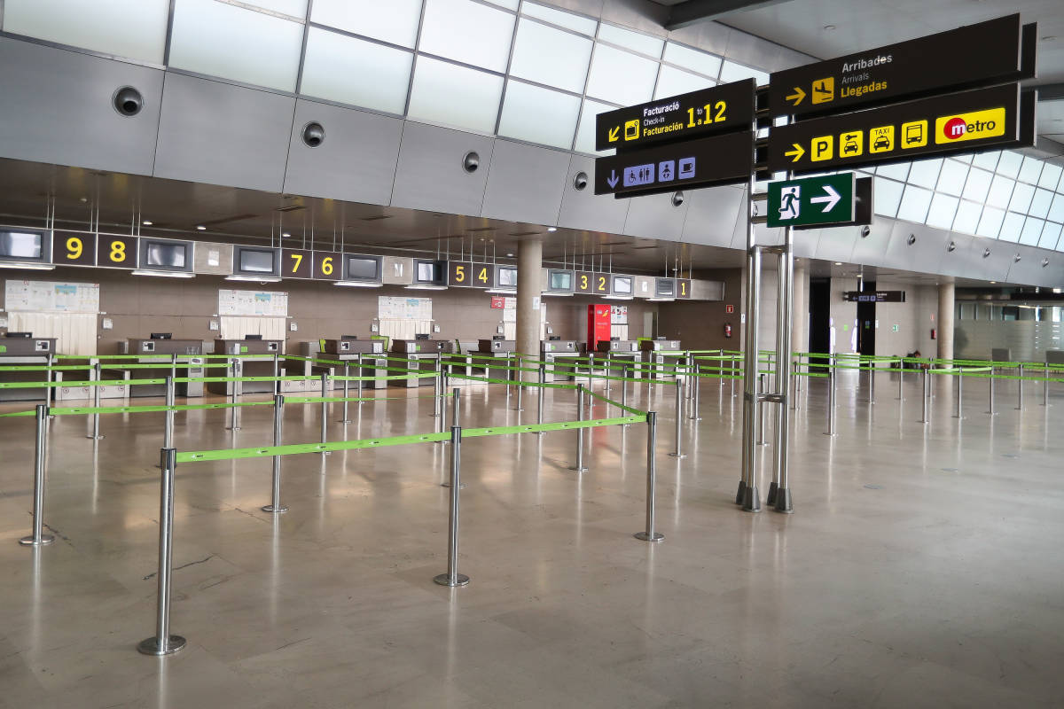 Aeropuerto de València. Foto: IVÁN TERRÓN (EP)
