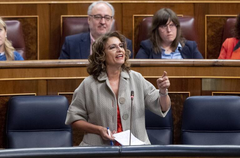 La ministra de Hacienda y Función Pública, María Jesús Montero. Foto: ALBERTO ORTEGA/EP