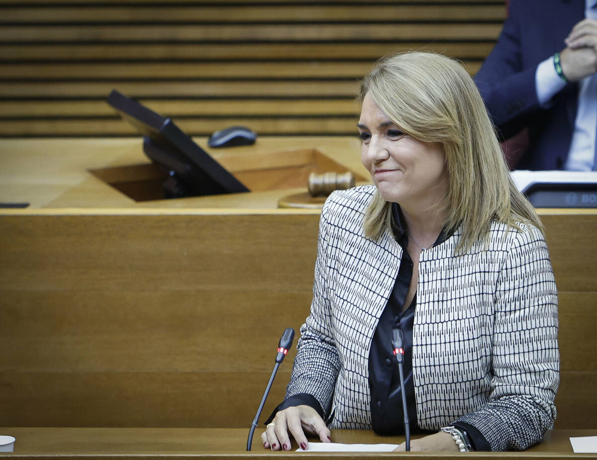 La vicepresidenta segunda del Consell, Susana Camarero. Foto: CORTS/José Cuéllar