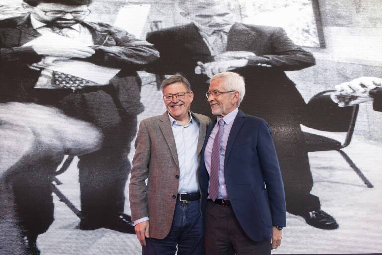 Ximo Puig y Joan Lerma, en una imagen de archivo. Foto: PSPV-PSOE