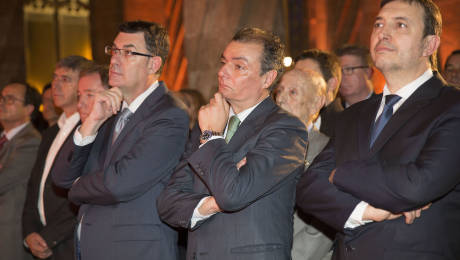 Enric Morera, Salvador Navarro y Vicente Lafuente (MARGA FERRER)