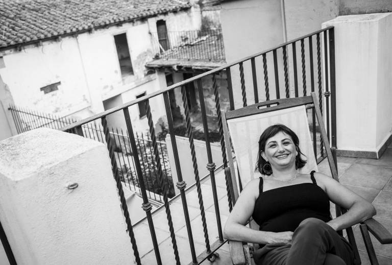 Carmen Amoraga en su casa de Pincanya. FOTO: EVA MÁÑEZ