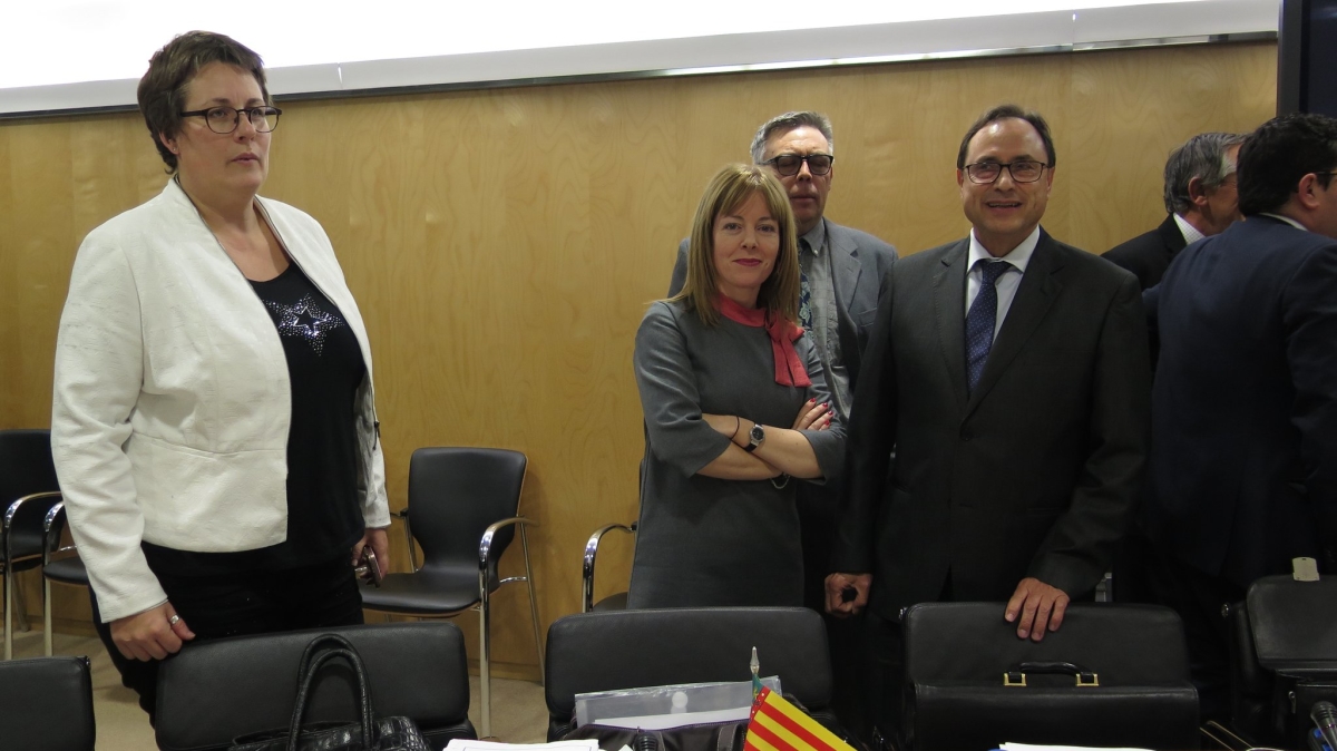 La delegación valenciana en el CPFF. Foto: GVA