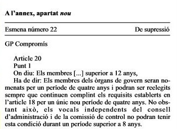 Enmienda propuesta por Compromís en 2015.
