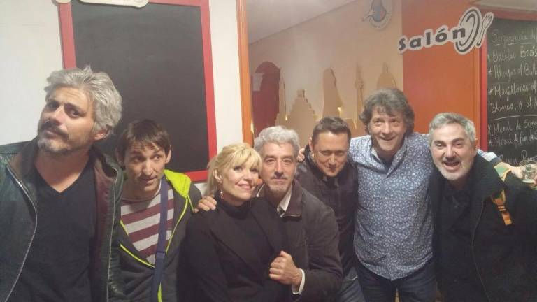 Con Alfredo Tobía, Albert Pla, Vampirela, Sergio Pazos, Fermín Muguruza, Pepe Miravete