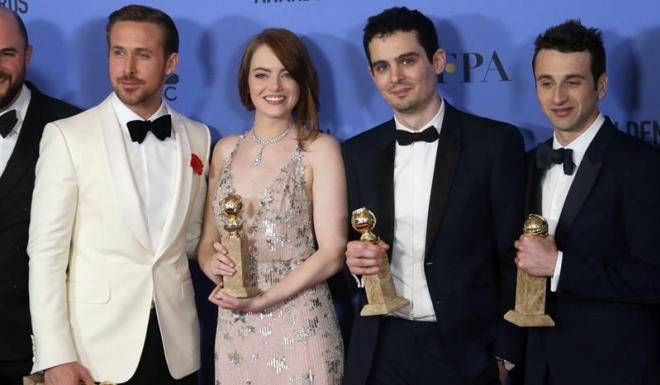 La cosecha de premios para 'La La Land' en los Globos de Oro (Foto: EFE)