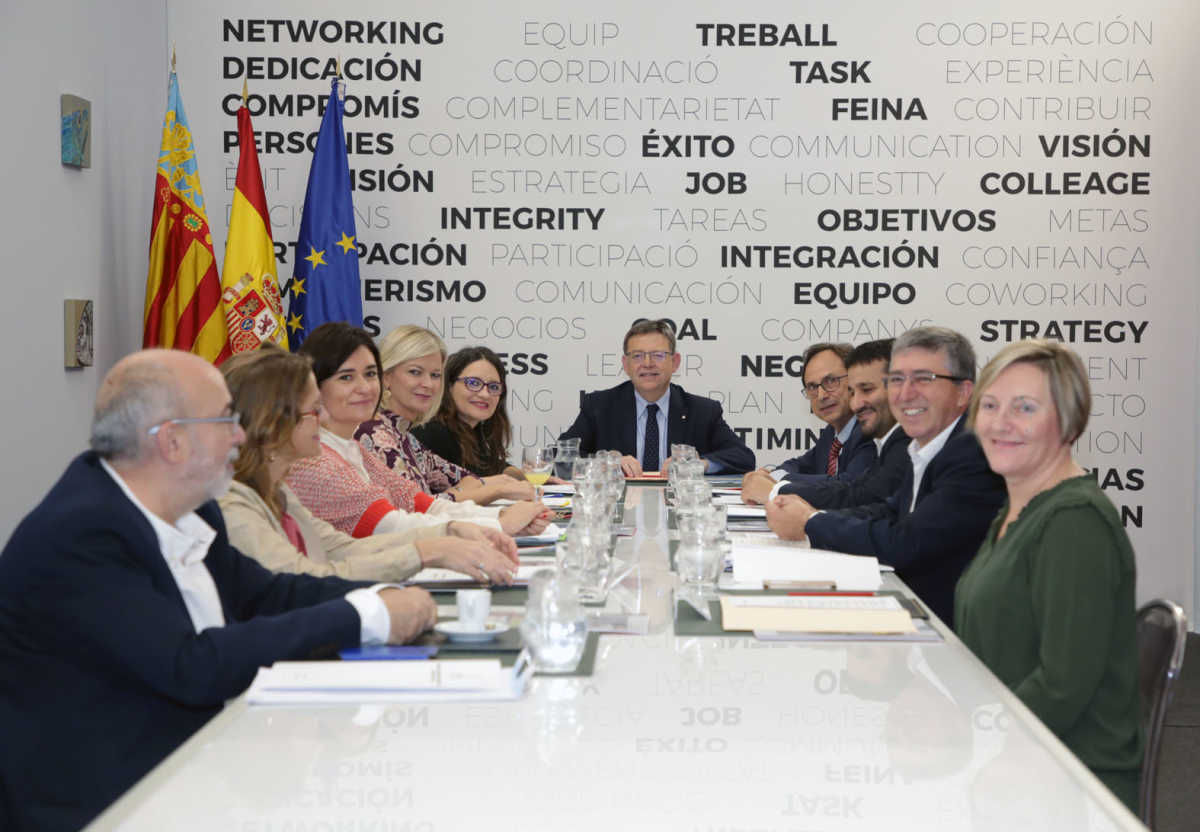 El Consell, reunido este viernes en Alicante. Foto: GVA