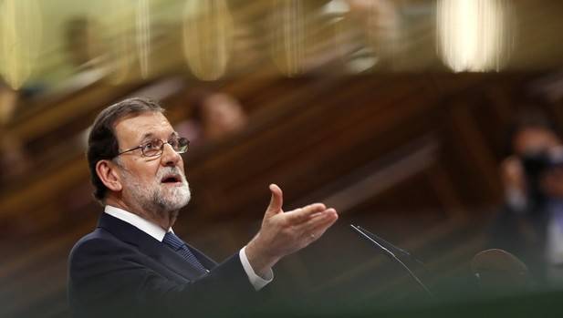 El presidente del Gobierno, Mariano Rajoy, durante un pleno en el Congreso. Foto: EFE