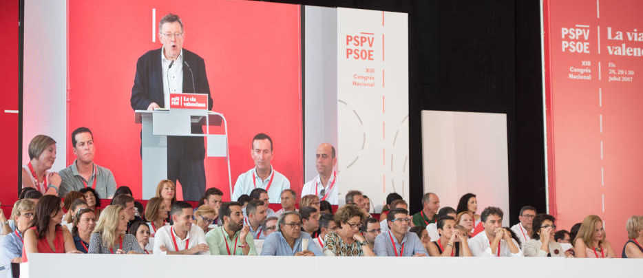 Ejecutiva completa del PSPV en el XIII Congreso Nacional. Foto: RAFA MOLINA
