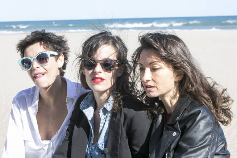 De izquierda a derecha, Vanesa Cano, Cristina Fernández y Cristina Perales (Foto: EVA MÁÑEZ)