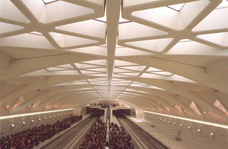 Inauguración de la estación de Metro Alameda, 1995 (Foto: EFE)