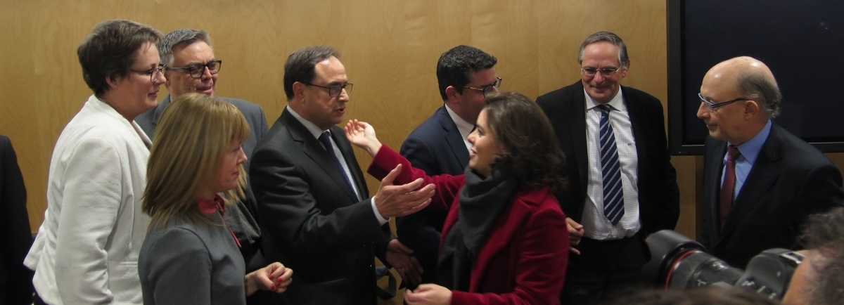 Delegación valenciana en un Consejo de Política Fiscal y Financiera. Foto: GVA