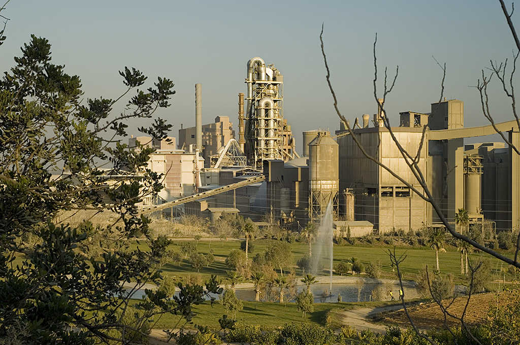 Vista de la fábrica de Cemex