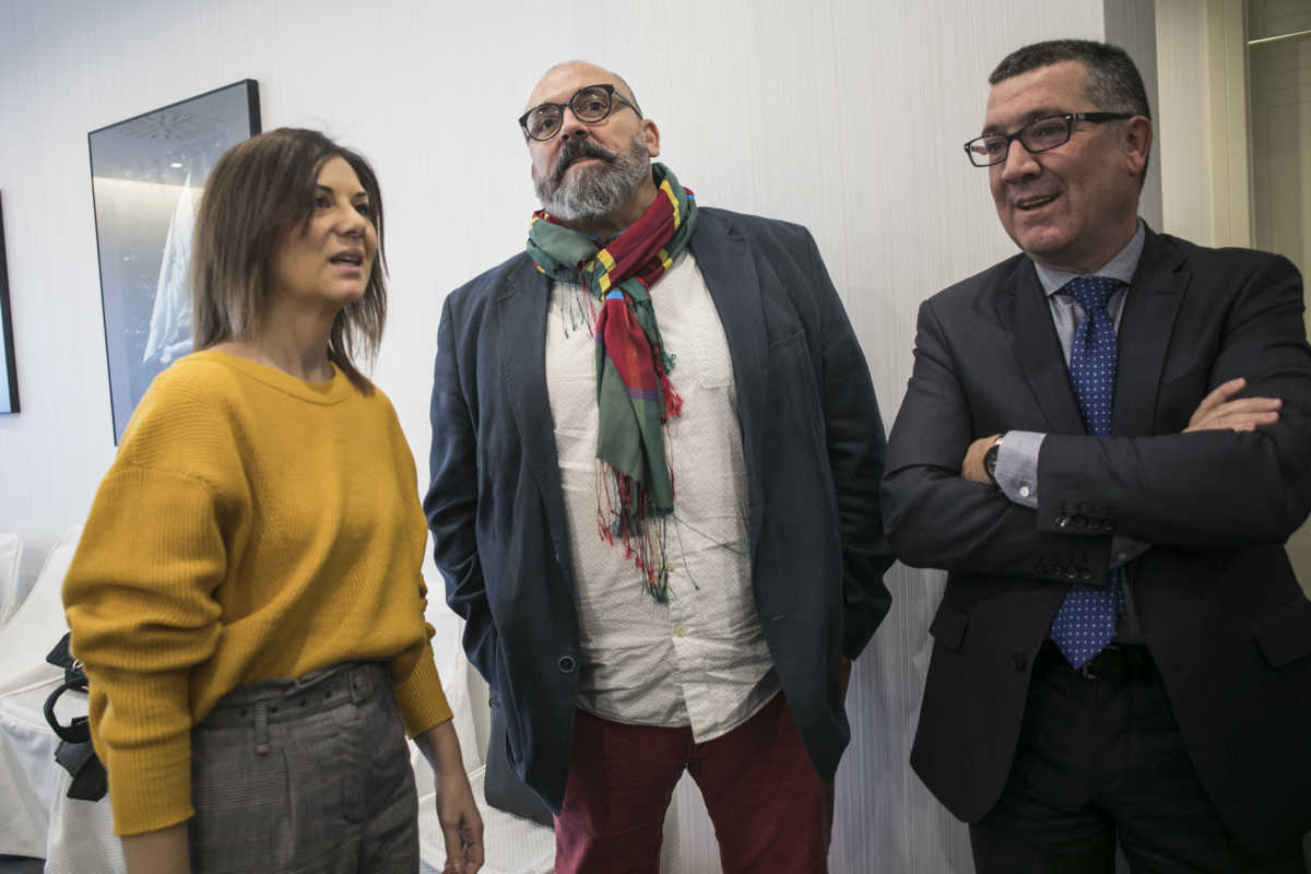 María Dolores Parra, Enric Nomdedéu y Ferran Puchades. Foto: EVA MAÑEZ