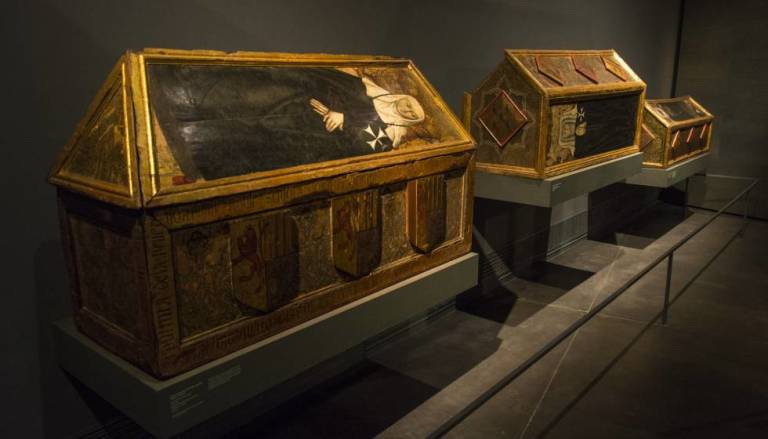 Sarcófagos de Monjas. Obras medievales devueltas a la localidad de Sigena