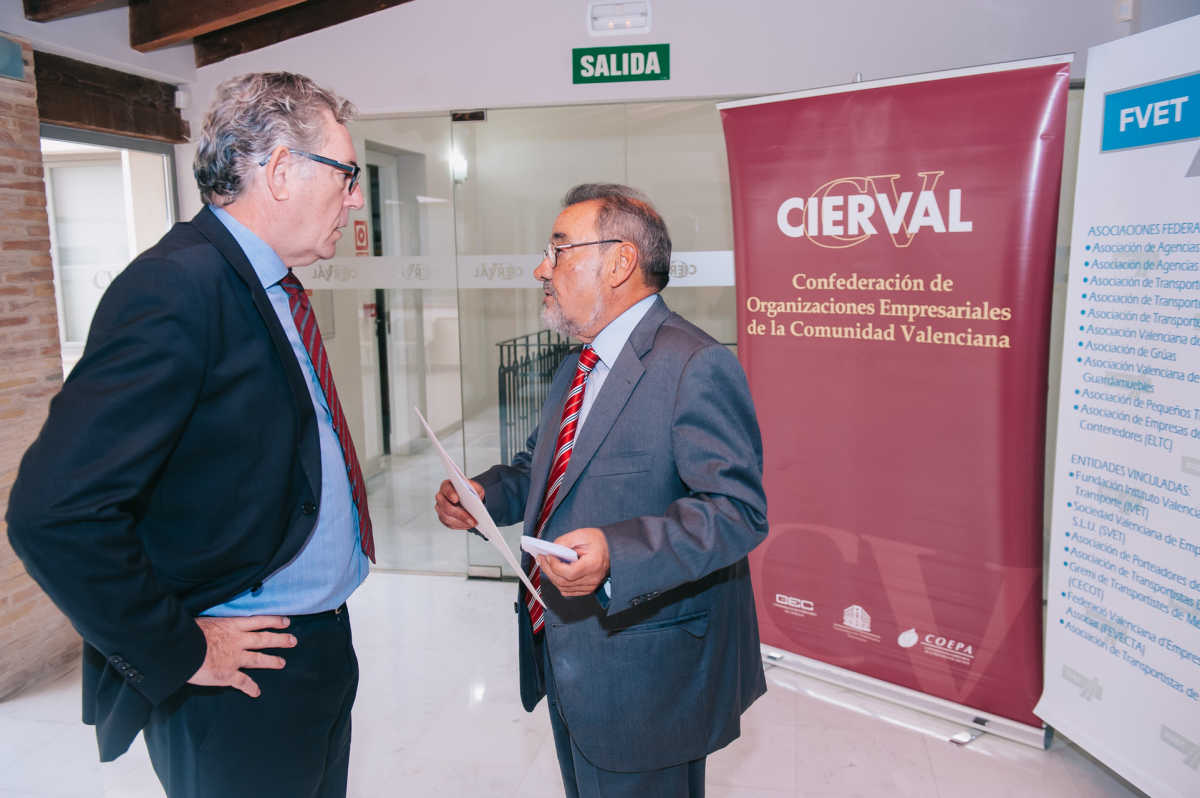 Javier López, secretario general de Cierval, y José Vicente González. Foto: KIKE TABERNER