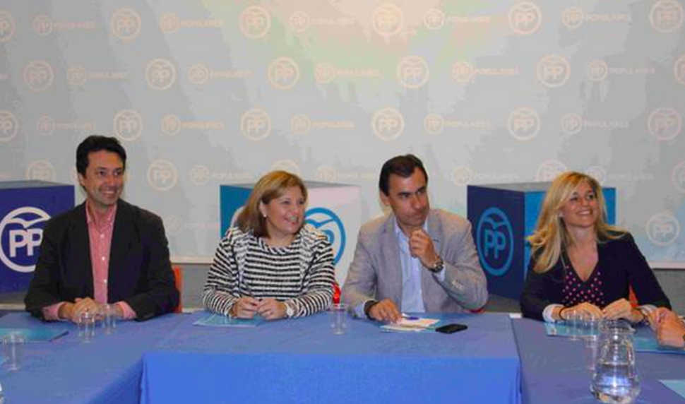 Vicente Betoret, Isabel Bonig, Fernando Martínez Maíllo y Eva Ortiz. VP