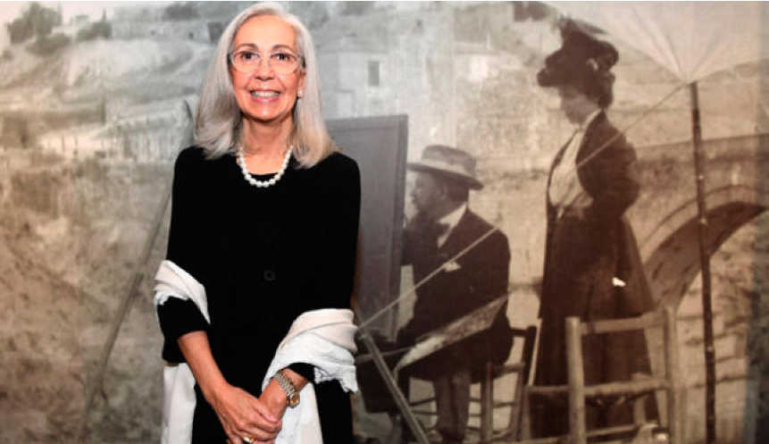 Blanca Pons Sorolla, bisnieta del artista valenciano es hoy en día la máxima autoridad a la hora de certificar la obra del pintor