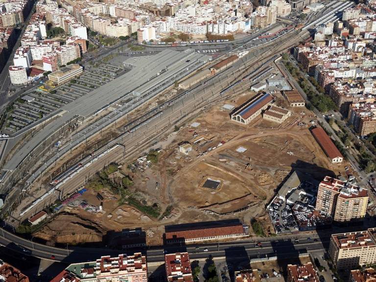 Terrenos del futuro Parque Central de València
