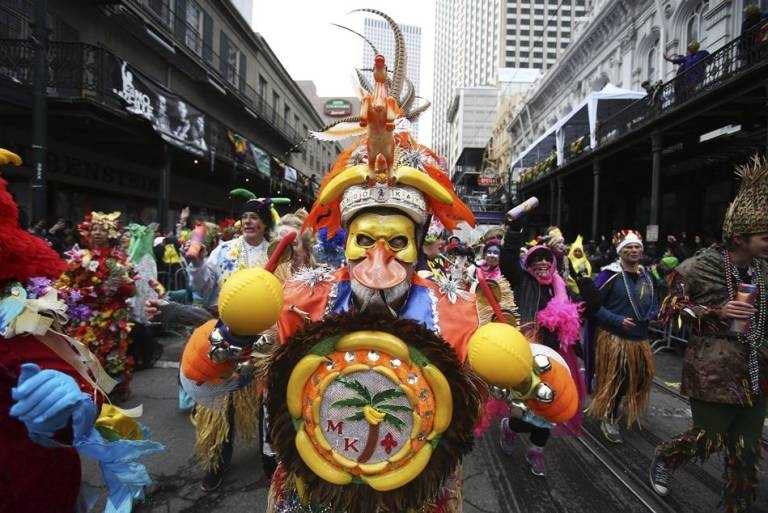 Foto del carnaval de New Orleans (EFE/Dan Anderson)