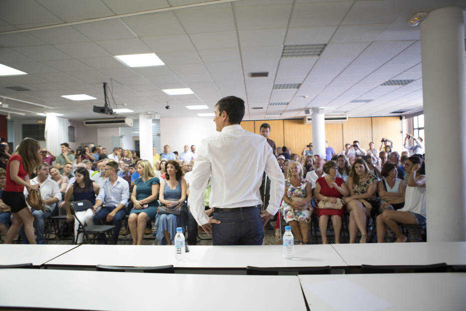 Rafa García, alcalde de Burjassot, el día de su presentación en Blanquerías. Foto: ESTRELLA JOVER