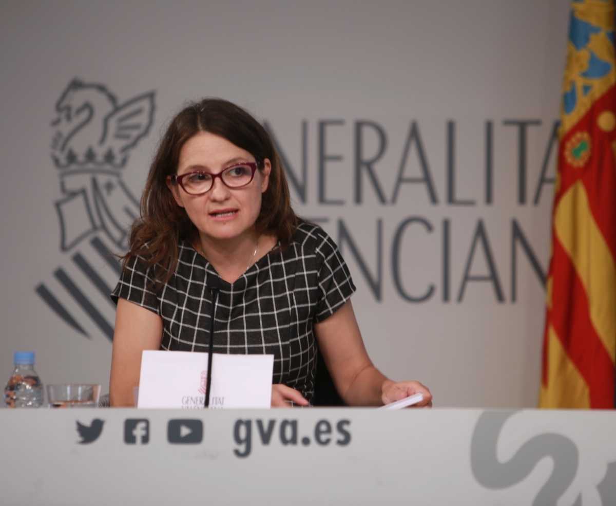 La vicepresidenta del Consell, Mónica Oltra. Foto: GVA