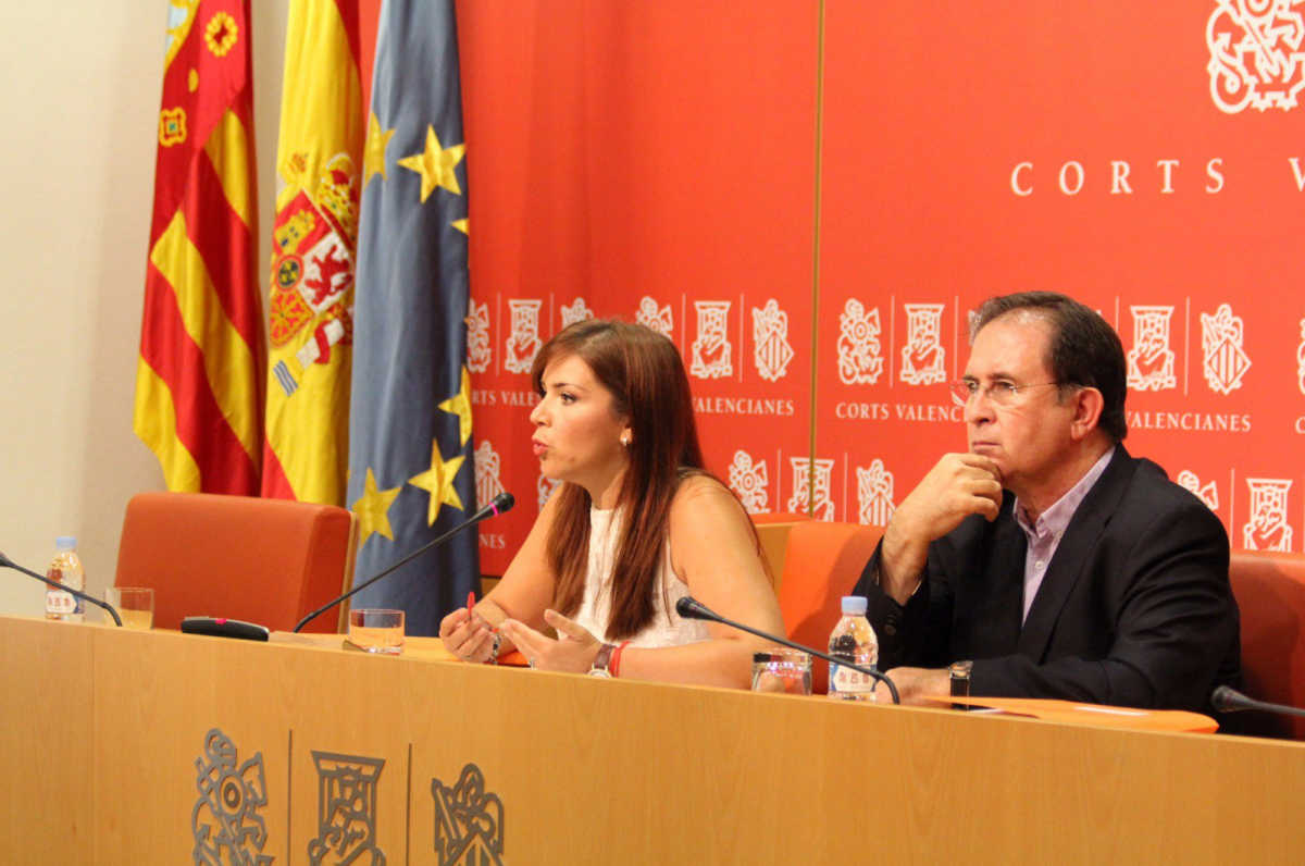 La síndica de Cs, Mari Carmen Sánchez, y el portavoz adjunto, Juan Córdoba.