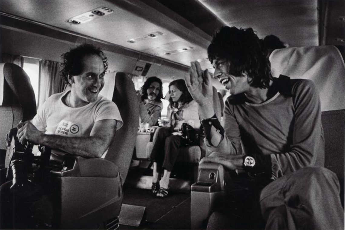 Robert Frank y Mick Jagger