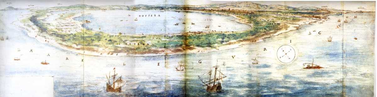 Vista de la Albufera (1563). Anton Van den Wyngaerde 