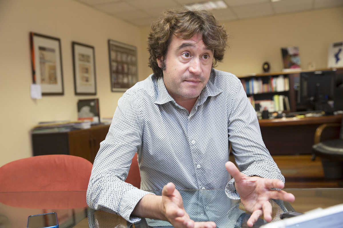 El director general de Política Lingüística, Rubén Trenzano. Foto: MARGA FERRER