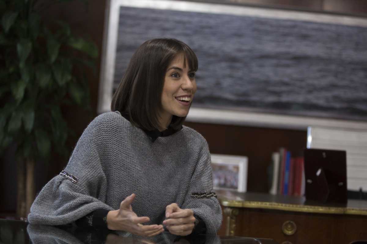 La alcaldesa de Gandia, Diana Morant (PSPV-PSOE). Foto: ALEX OLTRA