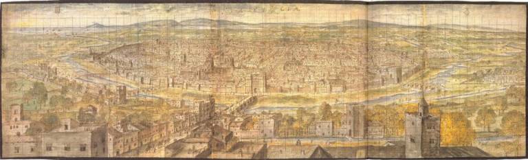 València en el siglo XVI, por Anton van der Wyngaerde