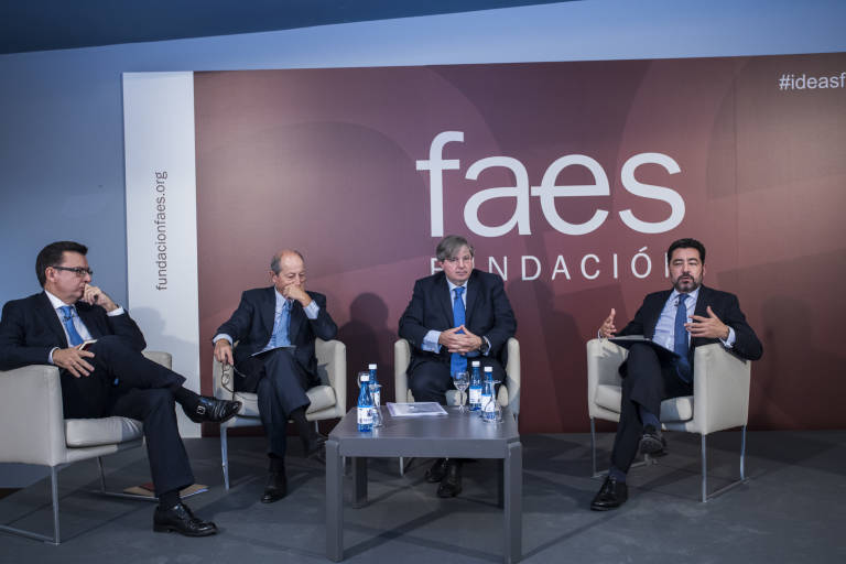 Román Escolano, Fernando Fernández, Luis Trigo y Miguel Marín. Foto: EVA MÁÑEZ