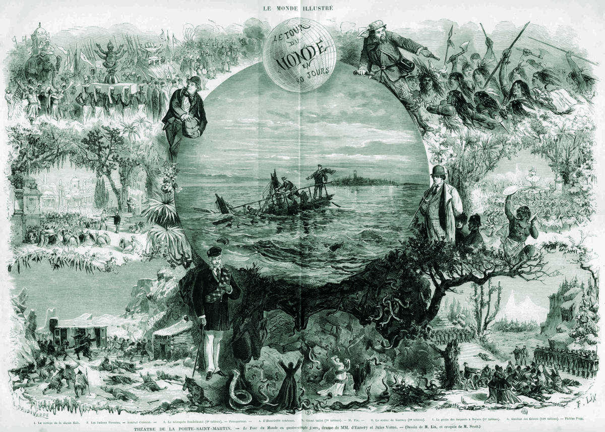'La volta al món en 80 dies', de Jules Verne, 1872