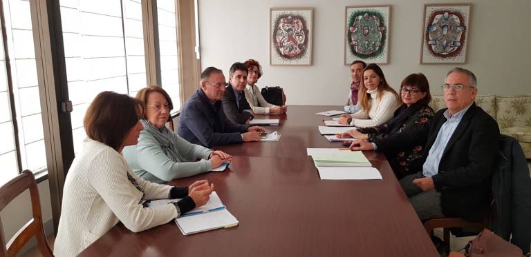 Reunión entre representantes de la Generalitat Valenciana y el Ministerio de Cultura y Deporte.