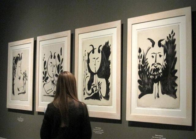 Exposición de Picasso en el Centro Cultural Bancaja.
