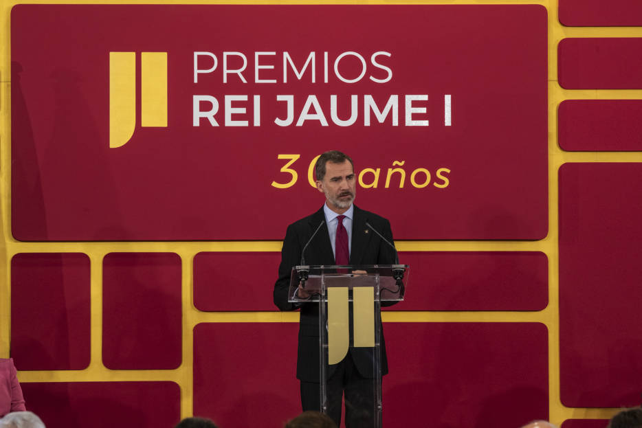 El Rey Felipe VI en los Premios Jaume I, Foto: EVA MÁÑEZ