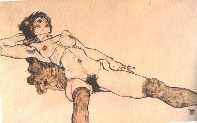 Desnudo (1914), de Egon Schiele