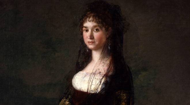 Retrato de Doña Joaquína Candado por Francisco de Goya. Museo de Bellas Artes de Valencia