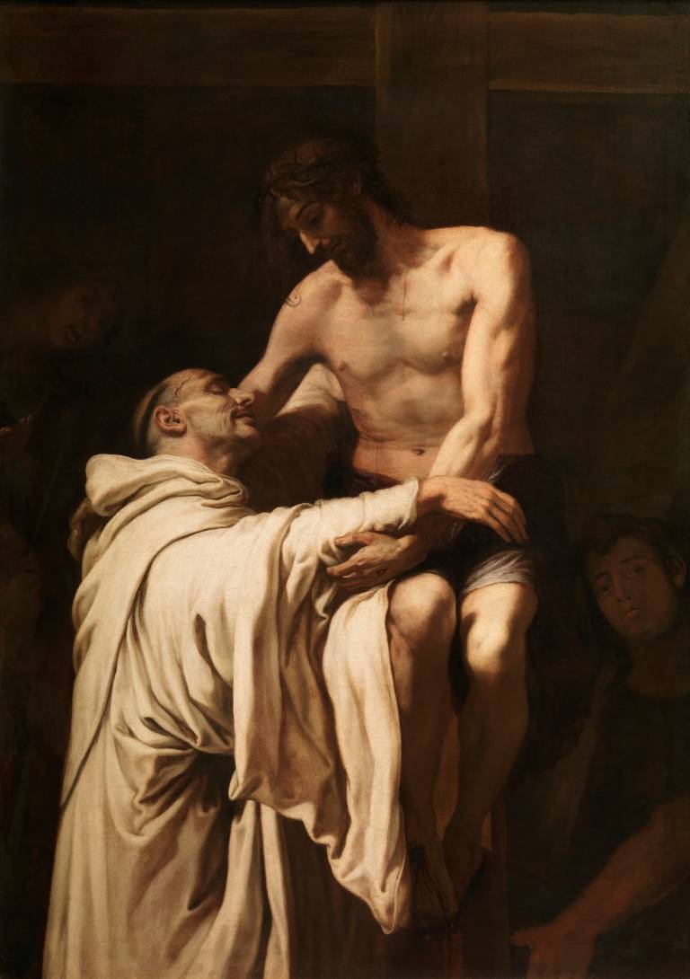 Francisco Ribalta, Cristo abrazando a San Bernardo