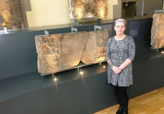 Louisa Campbell, arqueóloga de la Universidad de Glasgow.