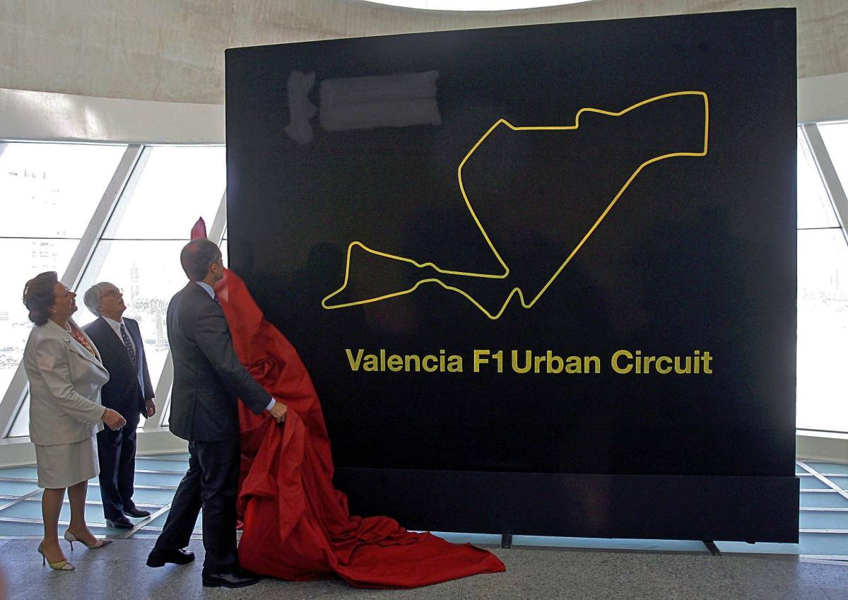 Presentación del Gran Premio, en mayo de 2007. Foto: EFE