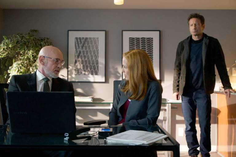 Mulder, Scully y Skinner
