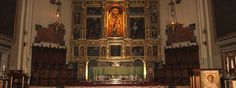 Sant Jaume de Algemesí con las tablas de Francisco Ribalta