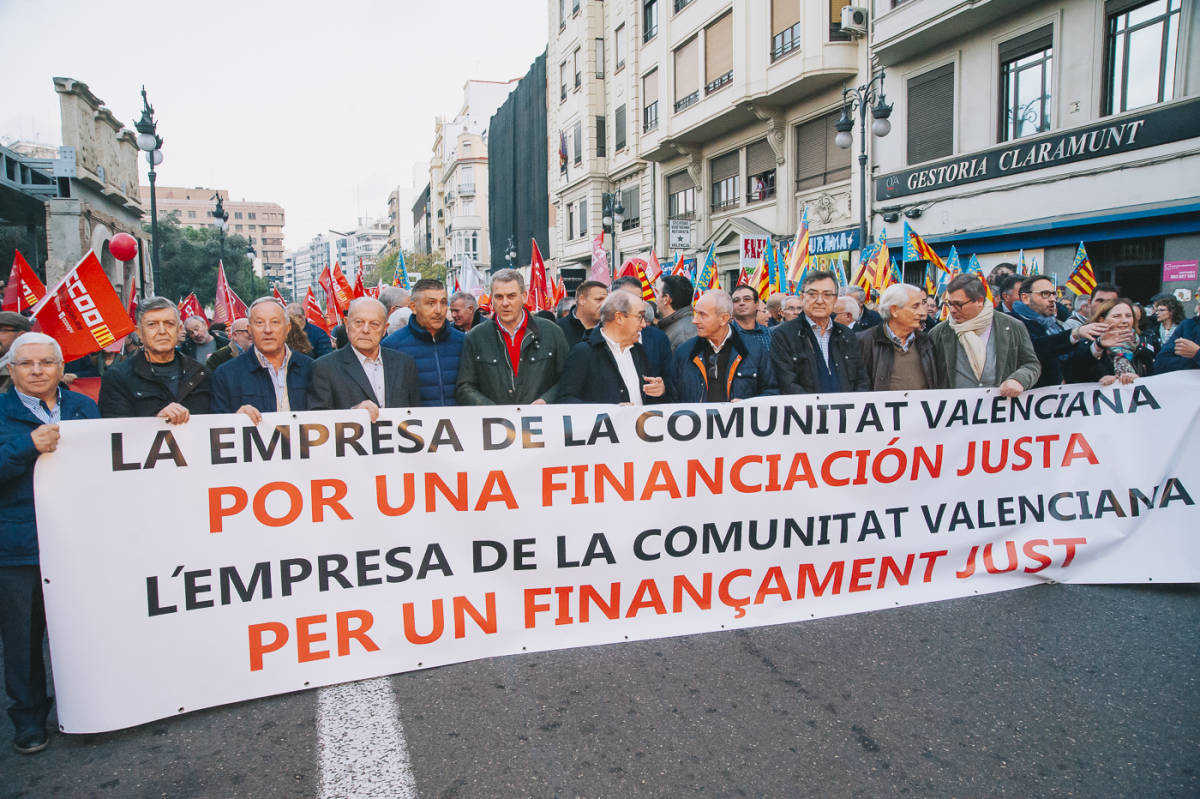 Manifestación en València, en noviembre de 2017. Foto: KIKE TABERNER