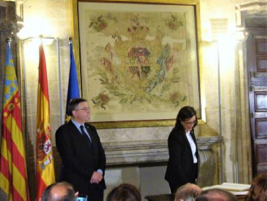 Margarita Soler ante Ximo Puig toma posesión como presidenta CJCCV